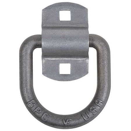 Bailey Bolt-on 1/2 in. Forged D-Ring w/ bracket: 4,080 lbs. Working Load Limit, C-1045 Steel 322241